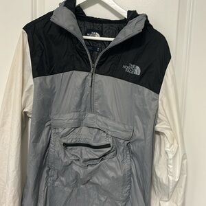 North Face LightWeight Windbreaker Half zip up